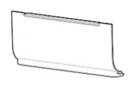 Kit, Front Bezel, Standard, ZD420D ZD620D Zebra P1080383-412