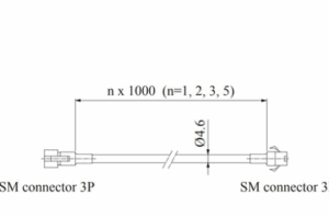 CCS, CABLE, 3-PIN TO FL, 5M [Cognex IC00-FCB-5-FL]