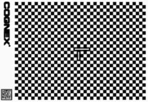 Calibration Plate, 2.875 x 2 inches, 1.5875 mm squares [Cognex CALPL-1.58MM-00]