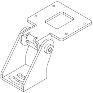 DATAMAN 500 PAN and TILT MOUNTING BRACKET [Cognex DM500-BRKT-000]