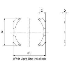 MOUNTING BRACKET, CCS HPD2-250 [Cognex BKT-BK-250-CI]