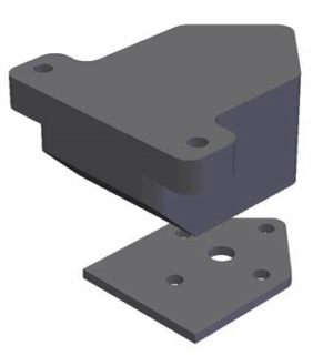 Multi Torch mounting plate adapter [Cognex 280-BKT-ADAPT]