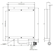 QL3, BACK LIGHT, RED, 120MM [Cognex ICQBL3-120120R-00]