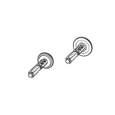 Kit, Ribbon Spindles, ZE500-4, ZE511 RH and LH Zebra P1046696-037