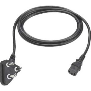 3-Prong Power Cord, 240V UK C13 (quantity of 5) Zebra 105950-030