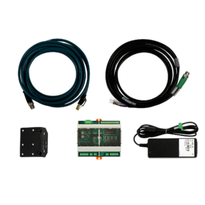 AltiZ Starter kit. Includes AltiZ mounting bracket, ethernet cable, power and I/O cable and I/O Breakout Box with its power supply. (Zebra AZ-STARTER-KIT)