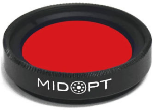 Filter, Red Bandpass 635NM, 25.5MM, For Use On C-Mount Lens (Zebra FLTR-BP635-25500)